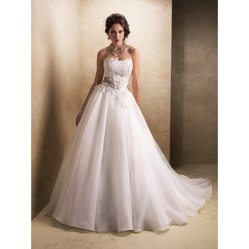 Hochzeit - Maggie Sottero Wedding Belts - Style Cora FB12813 - Formal Day Dresses