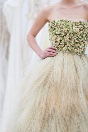زفاف - Real Flower Wedding Dress ~ From The Living Embroidery Collection By Zita Elze   Flower Design Academy…
