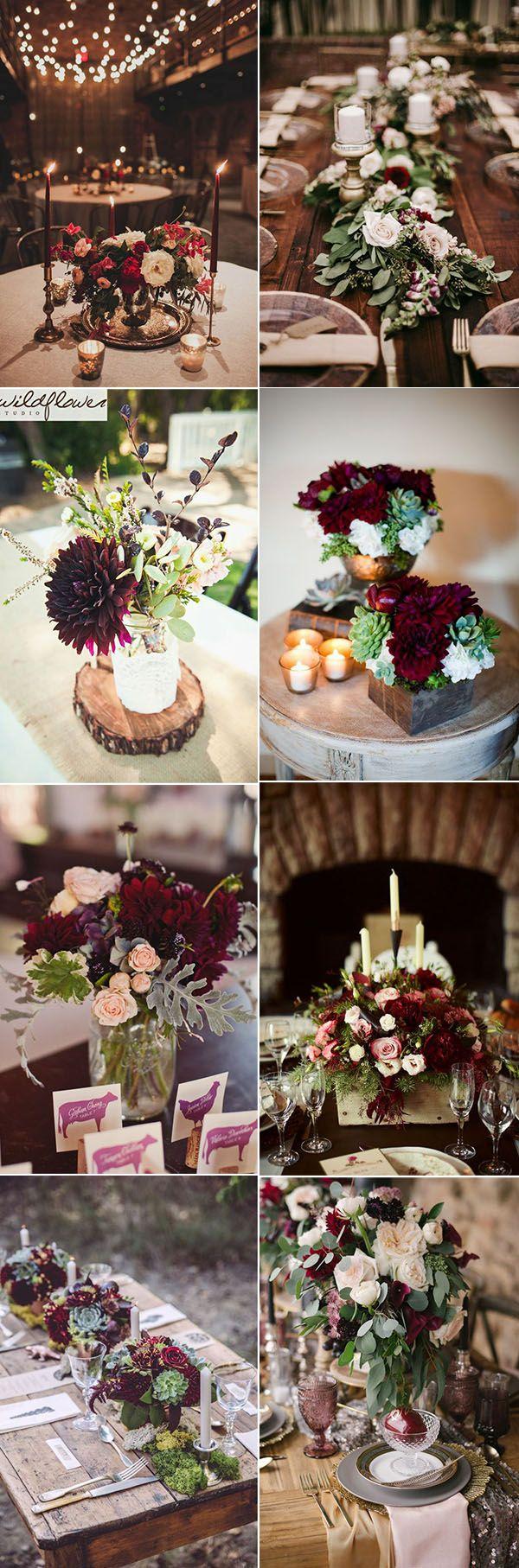 Mariage - 50  Refined Burgundy And Marsala Wedding Ideas For Fall Brides