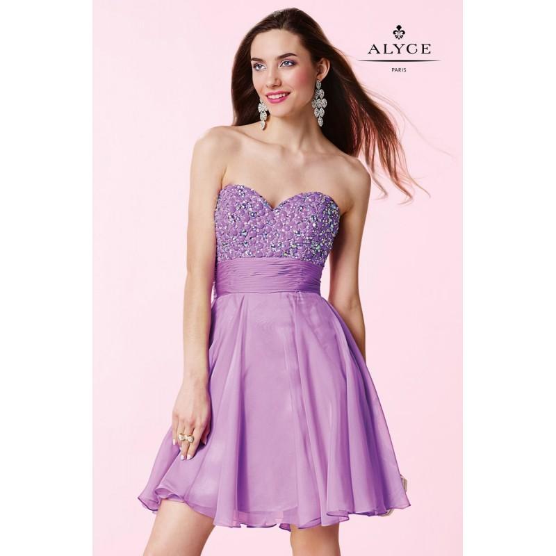 Mariage - Orchid Alyce Paris Homecoming 3655 Alyce Paris Shorts - Top Design Dress Online Shop