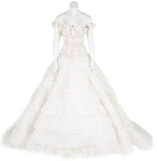 Mariage - Zuhair Murad Embellished Tulle Wedding Gown