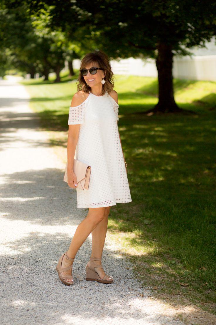Свадьба - White Dress For A Summer Brunch