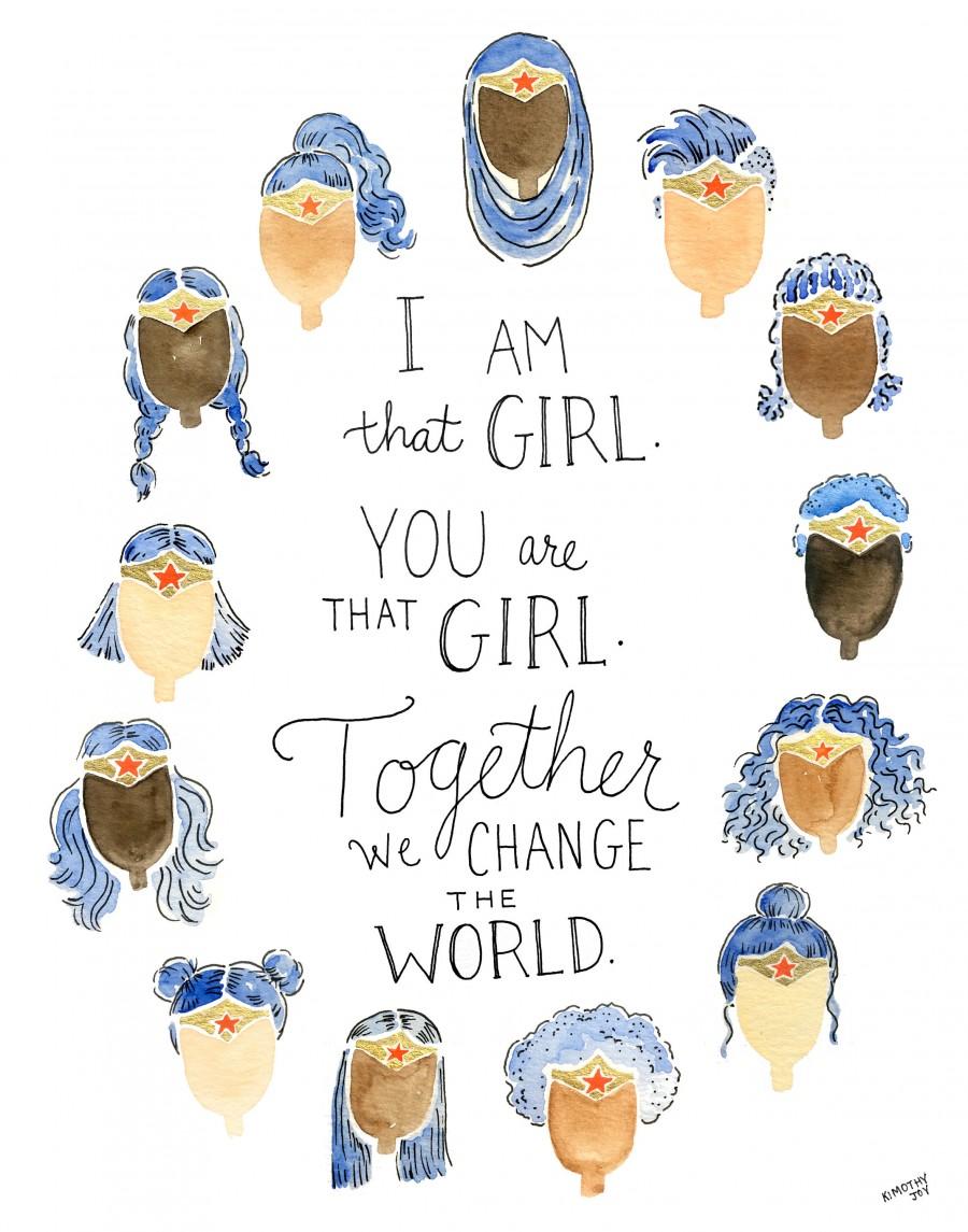 Mariage - Together We Change the World: 11x14 Print