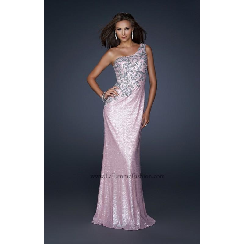 Wedding - Champagne La Femme 17804 - Sequin Dress - Customize Your Prom Dress