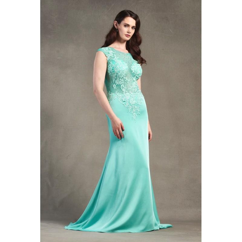 Mariage - Style 170052 by LQ Designs - Illusion back Floor Illusion Occasions - Bridesmaid Dress Online Shop