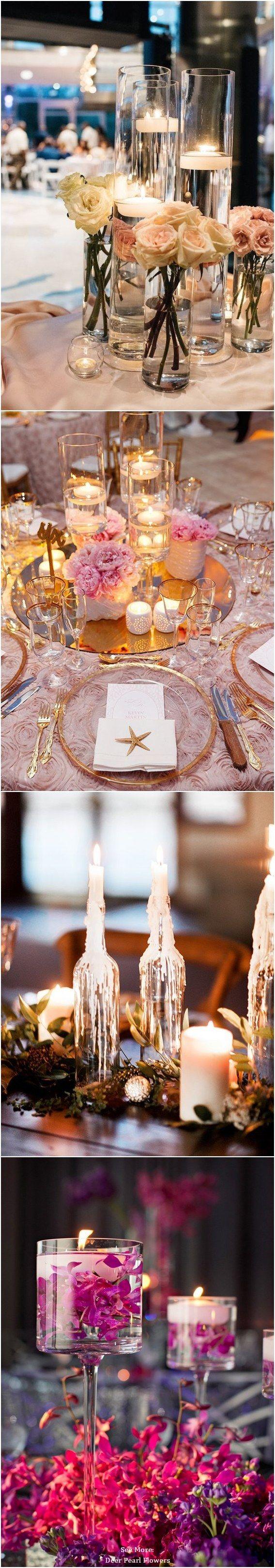 Mariage - 40 Chic Romantic Wedding Ideas Using Candles