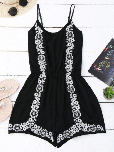 Свадьба - Cami Floral Embroidered Romper