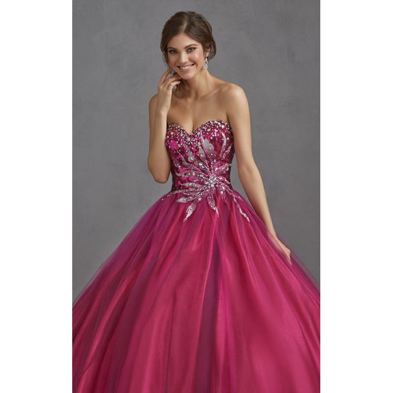 Wedding - Strapless Sweetheart Gown by Allure Quinceanera Q402 - Bonny Evening Dresses Online 