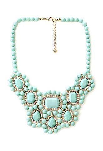 Mariage - Candy Coated Bib Necklace