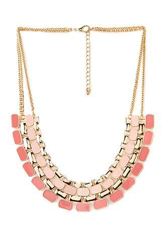 Mariage - Street-Chic Lacquered Bib Necklace