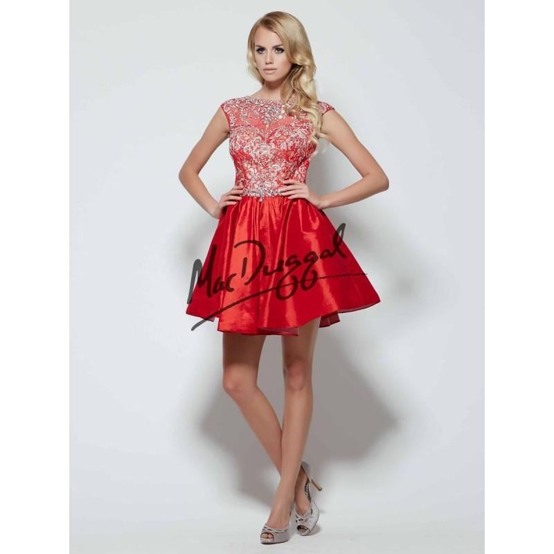 Wedding - Mac Duggal 82226M Short Prom Dress - Brand Prom Dresses