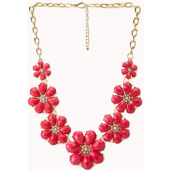 Mariage - FOREVER 21 Vibrant Floral Bib Necklace