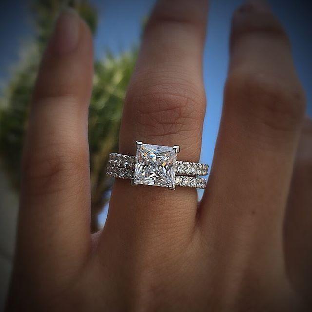 Wedding - Princess Cut Engagement Rings