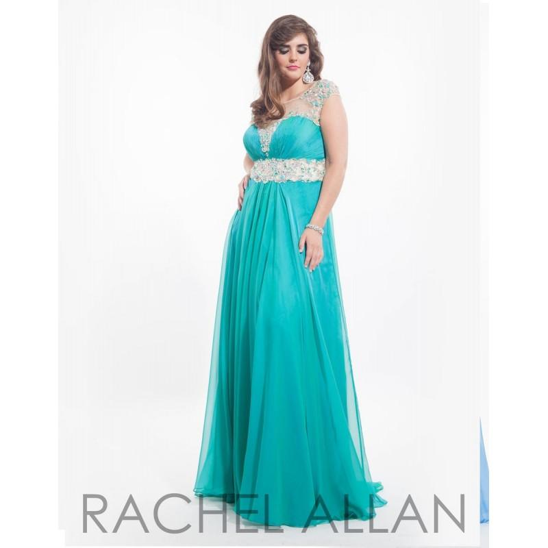 Hochzeit - Jade Rachel Allan Plus Size Prom 7020 Rachel ALLAN Plus Prom - Rich Your Wedding Day