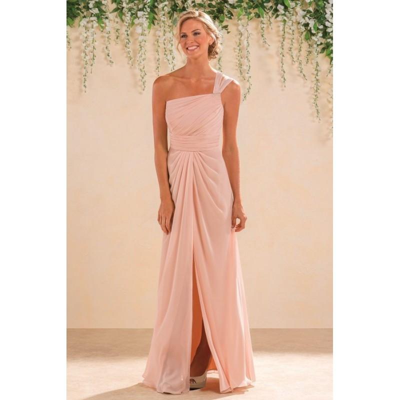 Wedding - Style B183011 by Jasmine B2 - Chiffon Floor One-Shoulder A-Line - Bridesmaid Dress Online Shop