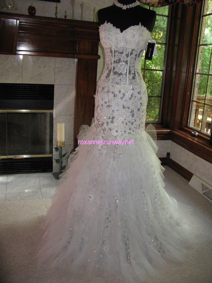 زفاف - Jovani 1531 White Silver 2013 Pageant Gala Gown Dress