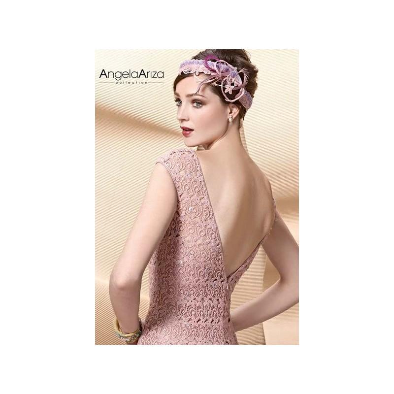 Wedding - Vestido de fiesta de Angela Ariza Modelo A1704 (espalda) - 2015 Vestido - Tienda nupcial con estilo del cordón