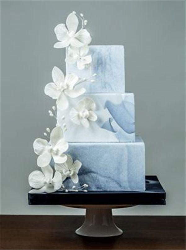 Wedding - 23 Unique And Elegant Marble Wedding Cake Ideas 2017