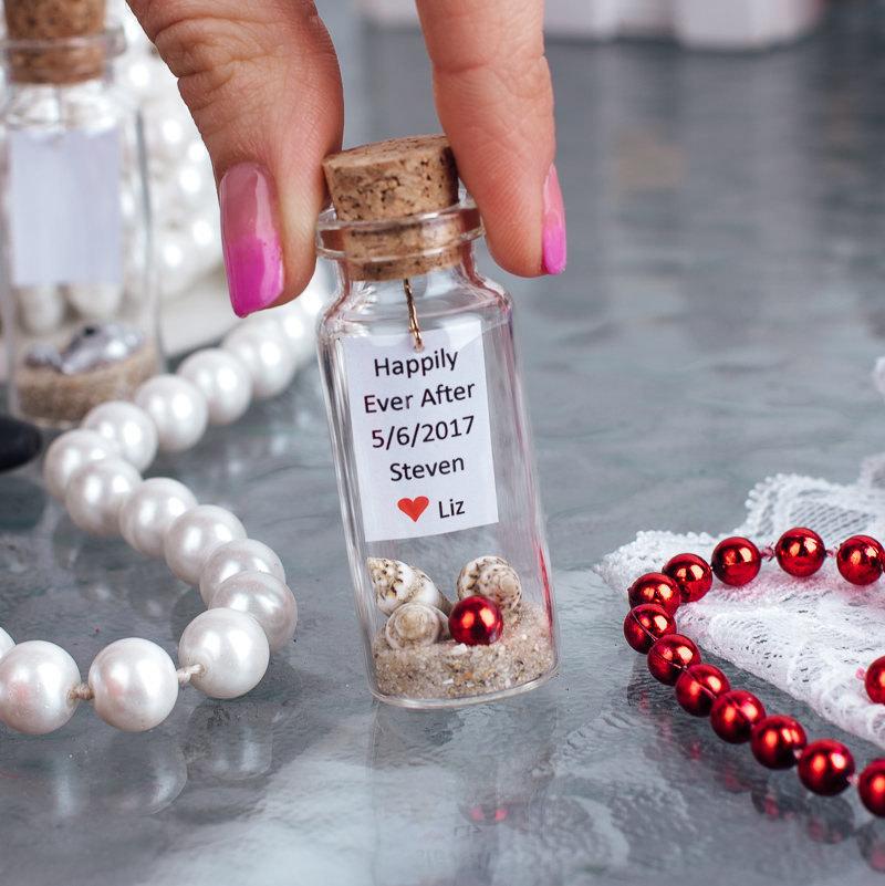 Wedding Favor Ideas Beach In A Bottle Mini Glass Bottle Favors