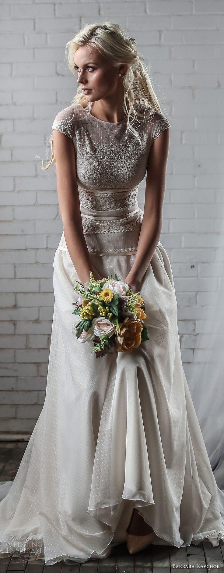 زفاف - Barbara Kavchok Spring 2018 Wedding Dresses