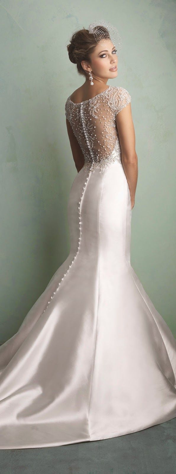 Wedding - Buttons Down The Back: Sophisticated Wedding Gowns