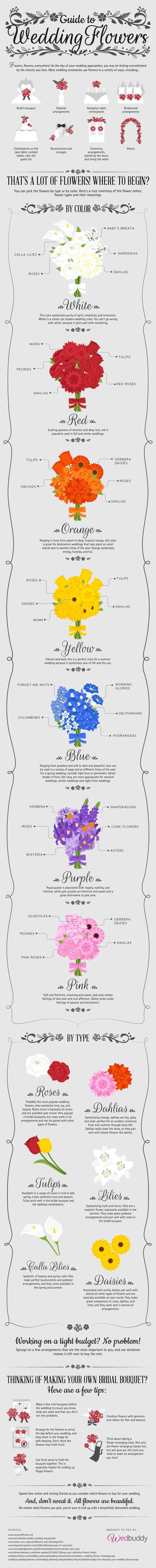 زفاف - A Guide To Flowers