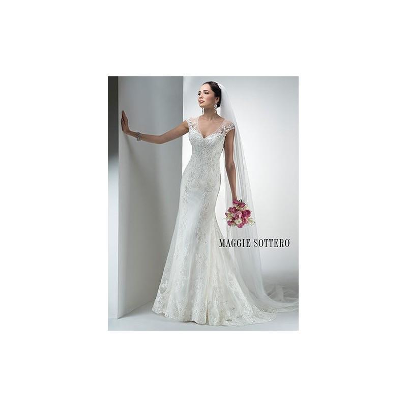 زفاف - Sottero and Midgley Maggie Bridal by Maggie Sottero Fleur-4MW026 - Fantastic Bridesmaid Dresses