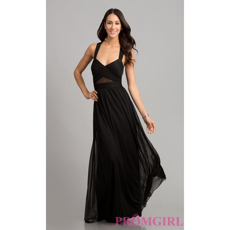 Mariage - Floor Length Black Formal Dress by Betsy and Adam - Brand Prom Dresses