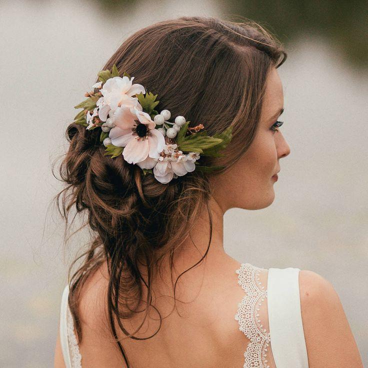 Wedding - Annabelle Flower Hair Comb