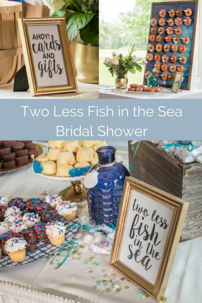 زفاف - Two Less Fish In The Sea Themed Bridal Shower