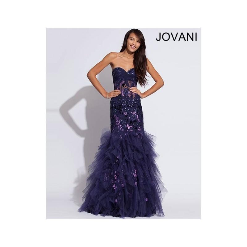 زفاف - Classical Cheap New Style Jovani Prom Dresses  172008 Purple New Arrival - Bonny Evening Dresses Online 