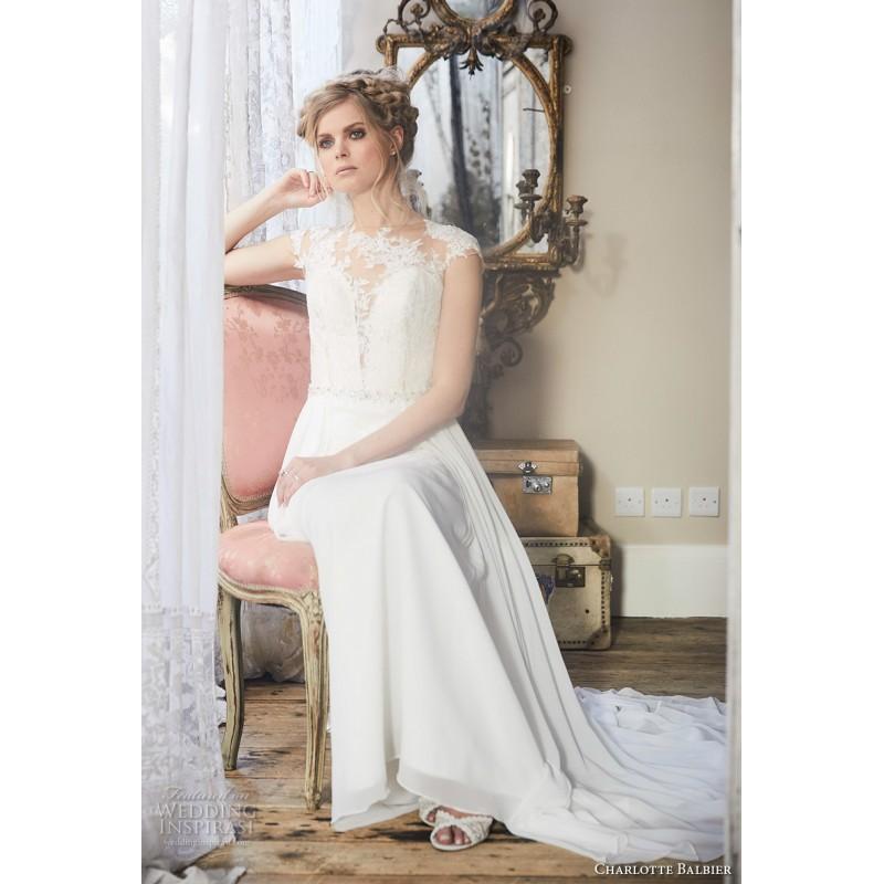 Mariage - Charlotte Balbier 2018 Poem Lace Illusion Sweet Wedding Dress Lace Illusion Sweet Wedding Dress - Top Design Dress Online Shop