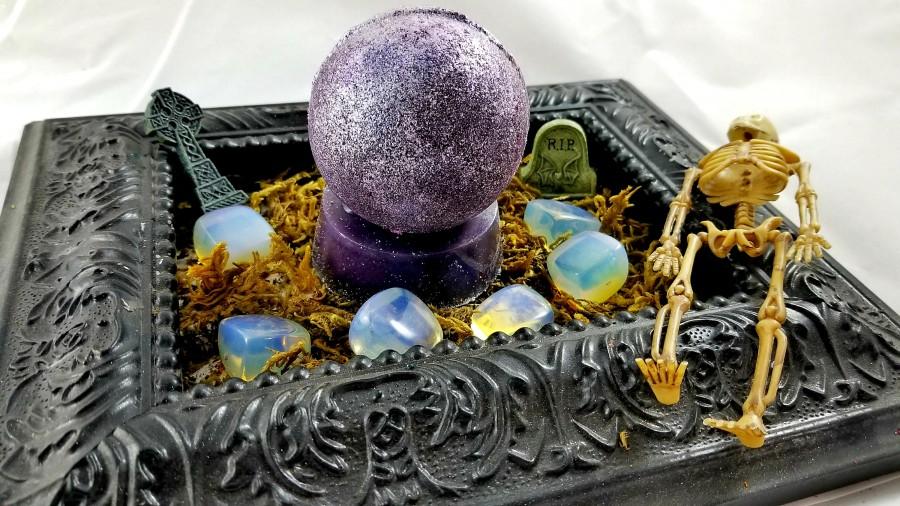 Mariage - Fortune Teller Oak Moss & Amber Bath Bomb/Soap Combo With Surprise Opalite Stone!