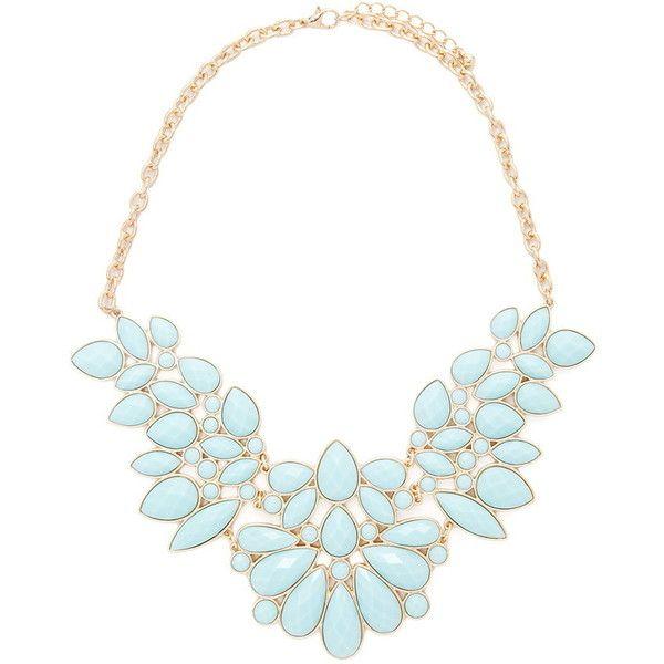 Mariage - Forever 21 Faux Gem Statement Necklace