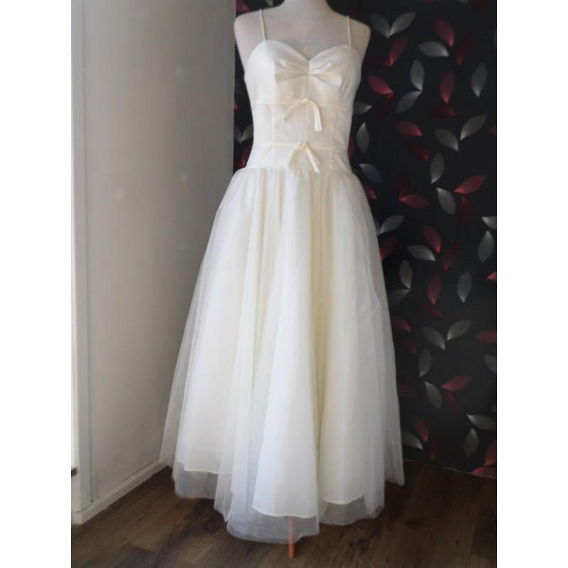 Wedding - Beautiful wedding dress in 1950s style - Hand-made Beautiful Dresses