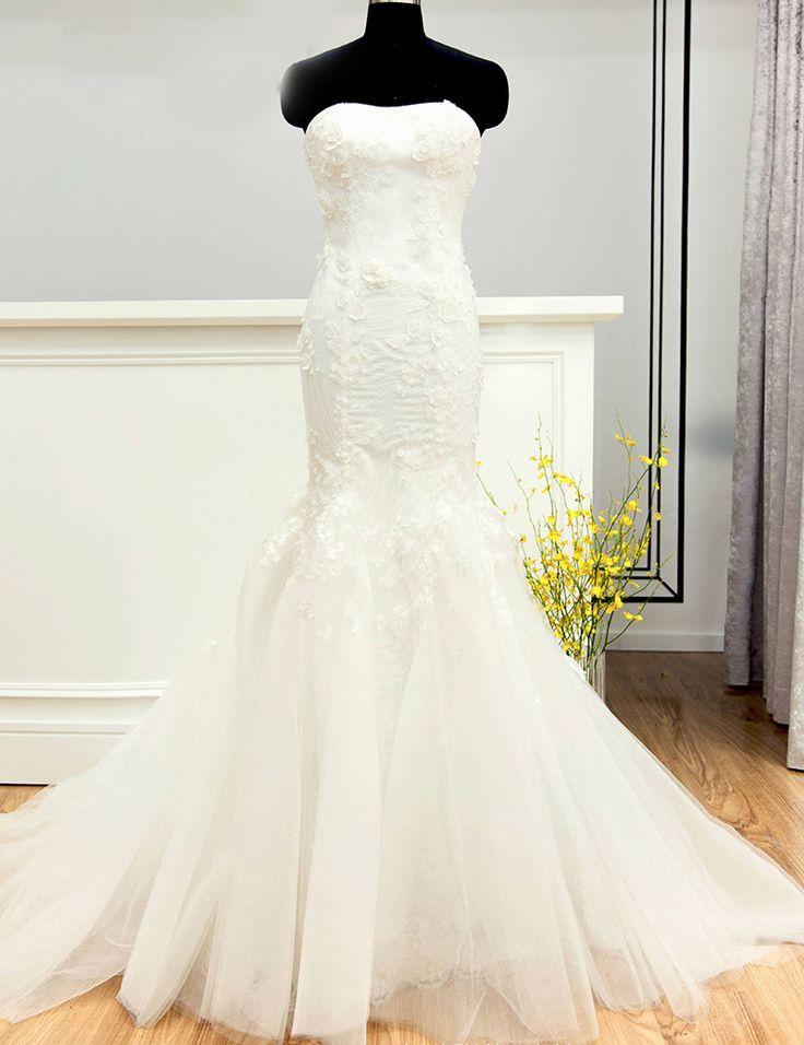 Mariage - Long Wedding Dress, Wedding Dress,W