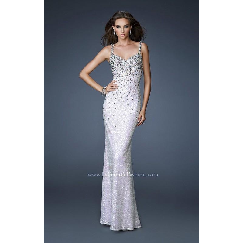Mariage - Opal La Femme 18670 - Crystals Sequin Dress - Customize Your Prom Dress