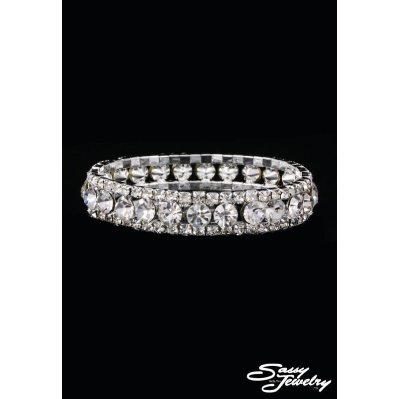 Mariage - Sassy South Jewelry EE215B1S Sassy South Jewelry - Bracelet - Rich Your Wedding Day