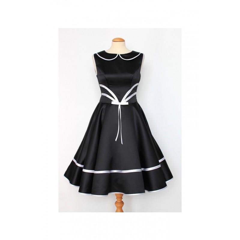 Hochzeit - Petticoat dress evening dress black - Hand-made Beautiful Dresses