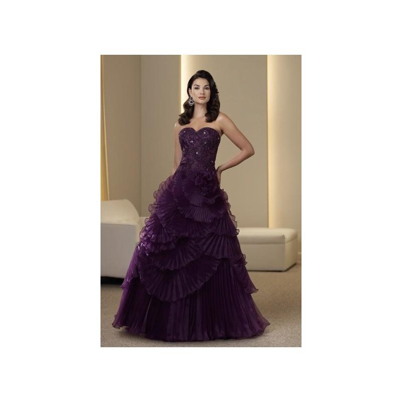 زفاف - Montage Mother of the Bride Ruffle Ball Gown  111936 - Brand Prom Dresses