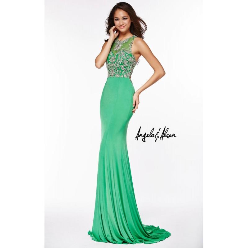 Hochzeit - Spring Green Angela and Alison Long Prom 51022 Angela and Alison - Rich Your Wedding Day