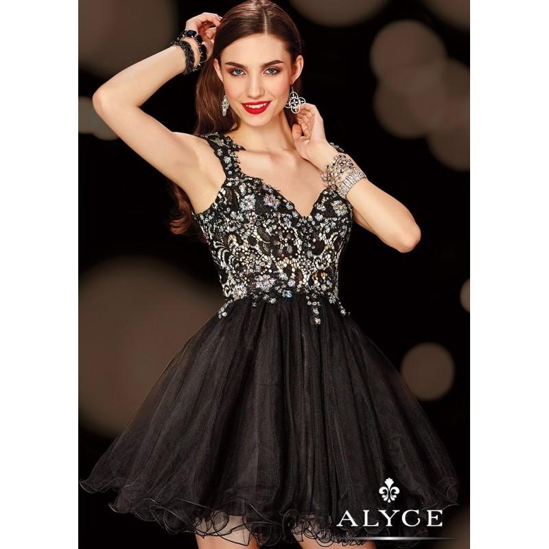 Свадьба - Alyce 4402 Beaded Lace Dress - 2017 Spring Trends Dresses
