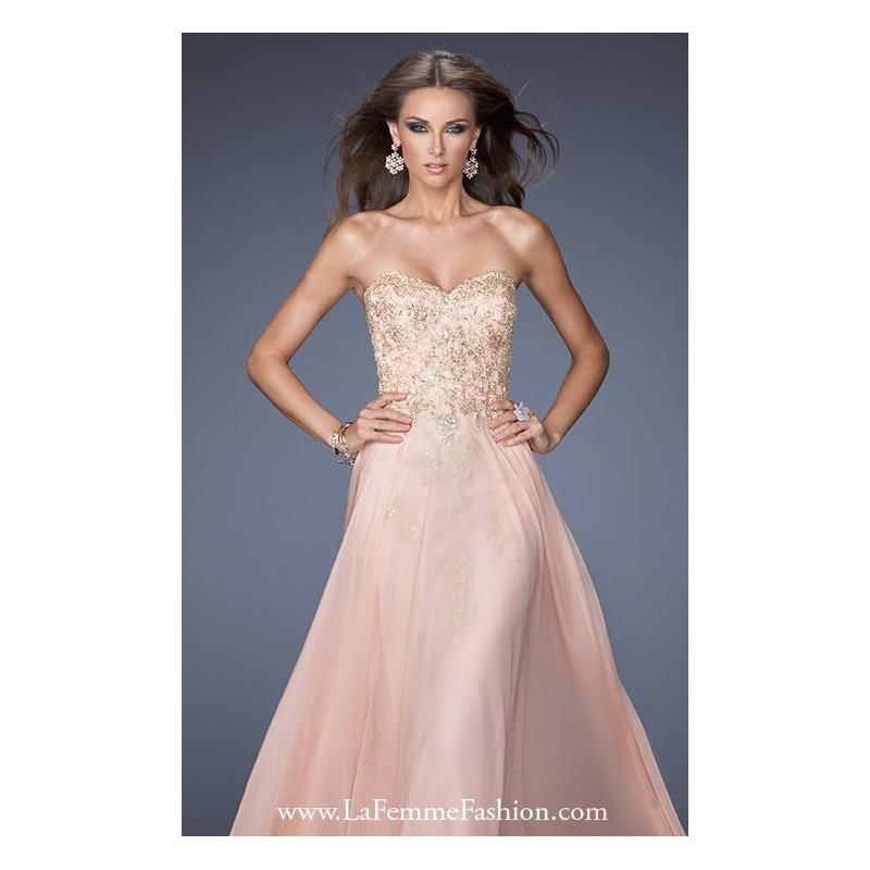 زفاف - Strapless Gown by La Femme 20114 - Bonny Evening Dresses Online 