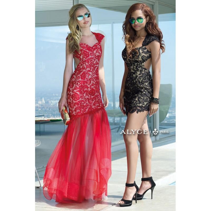 زفاف - Claudine For Alyce 2442 Trendy Lace Dress - 2017 Spring Trends Dresses