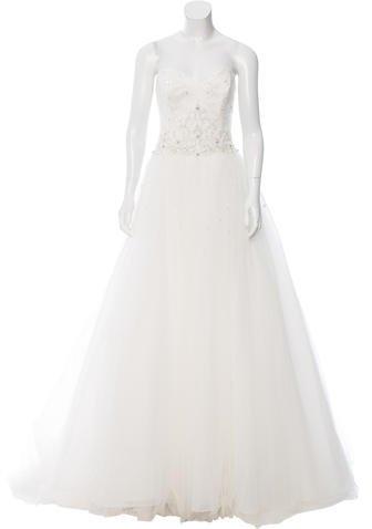 Mariage - Badgley Mischka Embellished Wedding Gown