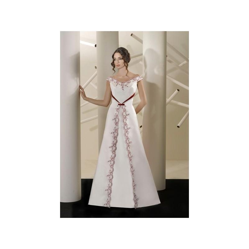 Hochzeit - Vestido de novia de Gelen Modelo 3118 - 2014 Princesa Barco Vestido - Tienda nupcial con estilo del cordón