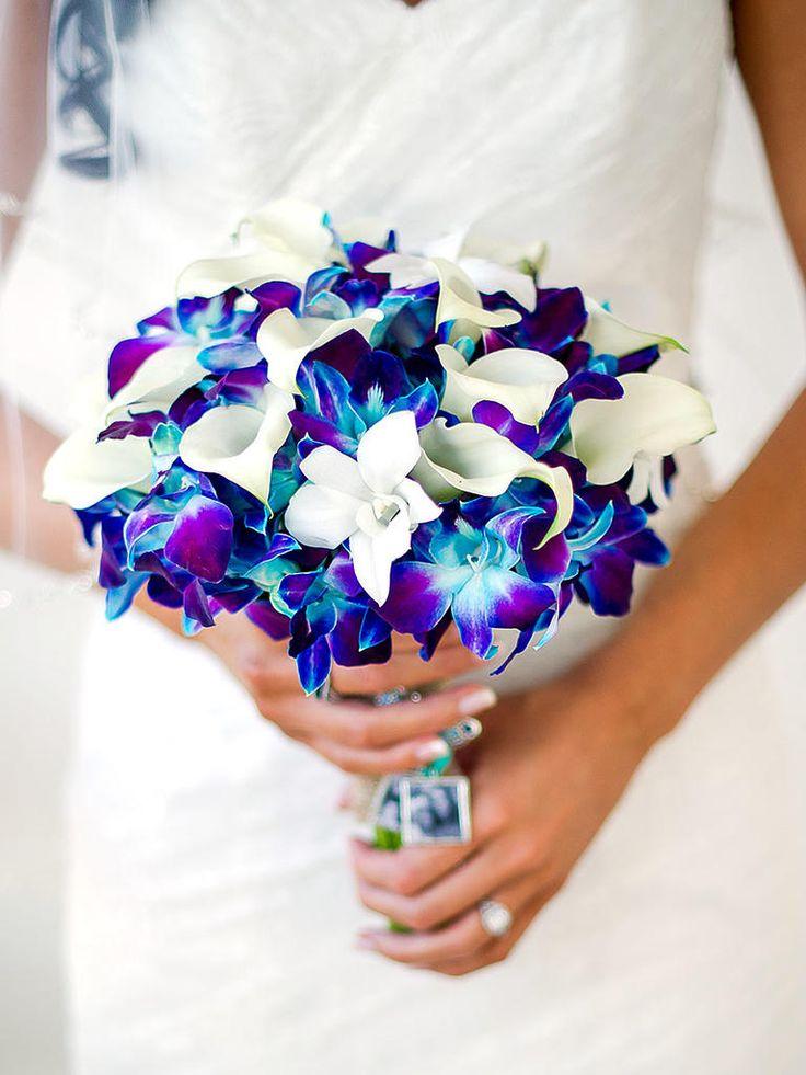 زفاف - The Best Blue Wedding Flowers (and 16 Gorgeous Blue Bouquets)
