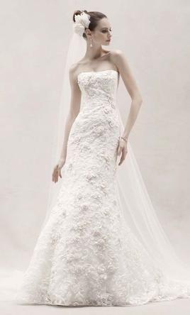 Wedding - Oleg Cassini CWG464, $500 Size: 14 