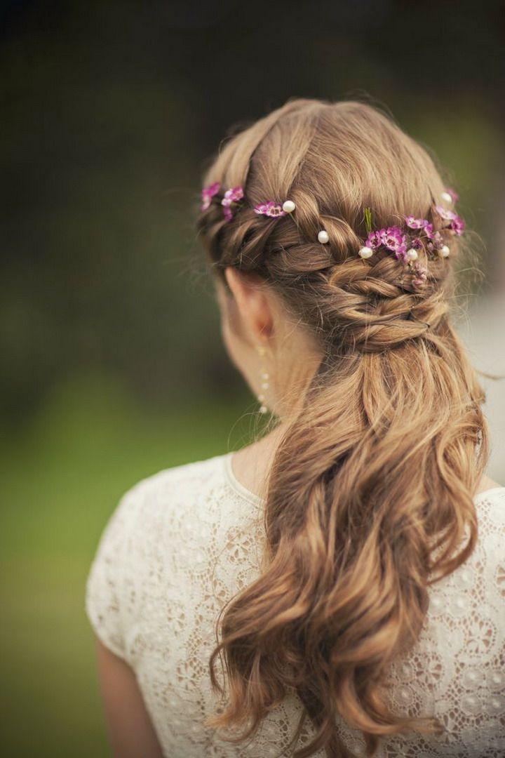 Hochzeit - Wedding Hairstyles Flower Crown