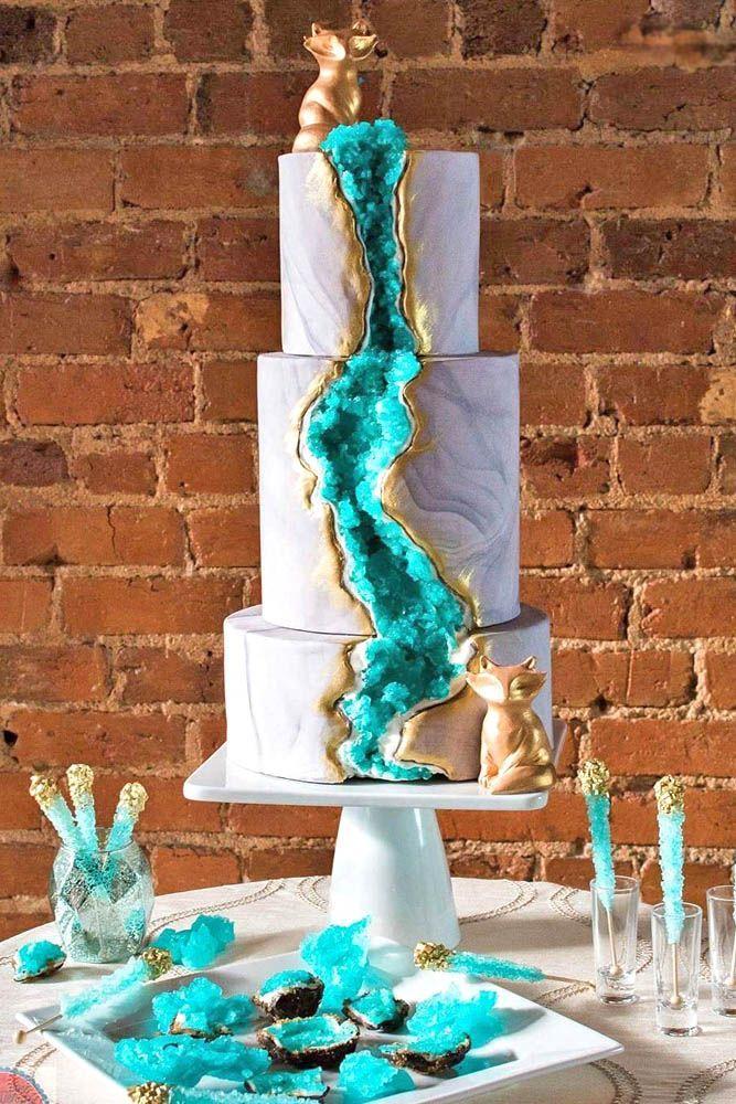 Wedding - Geode Cake